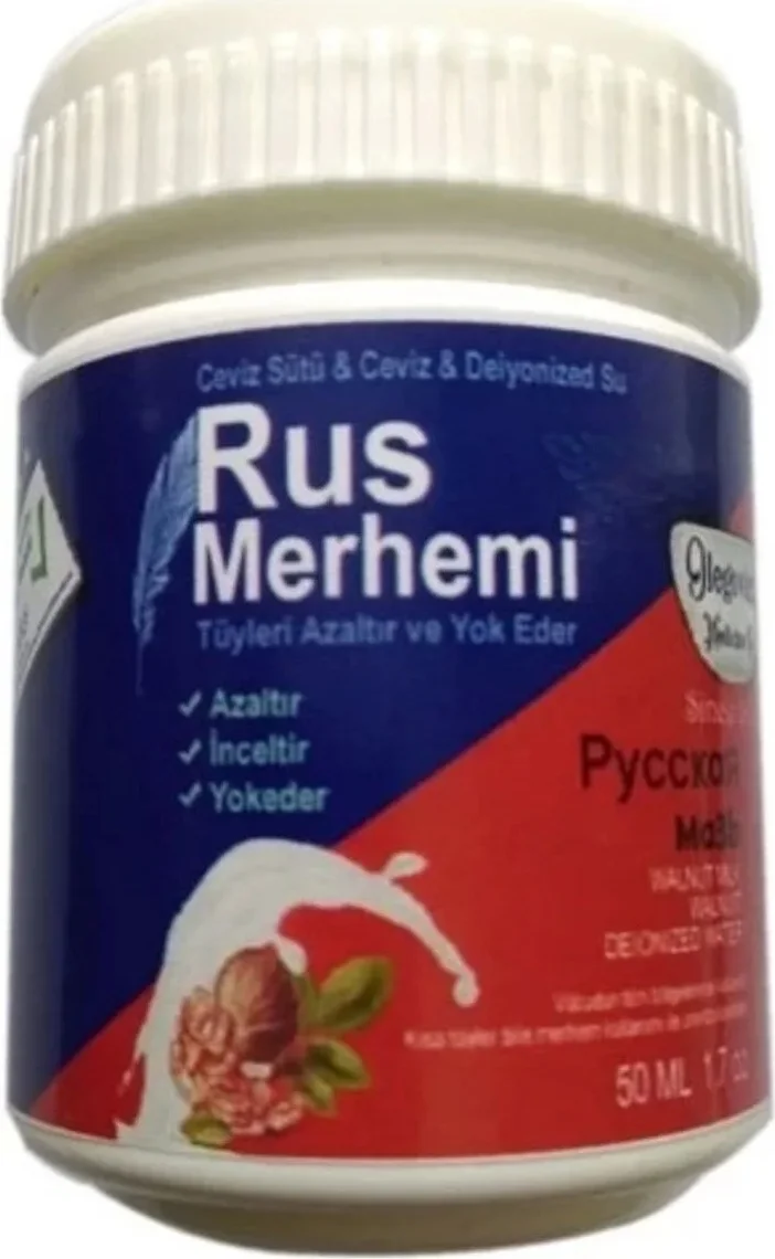 Süper Rus Merhemi Tüy Dökme Kremi