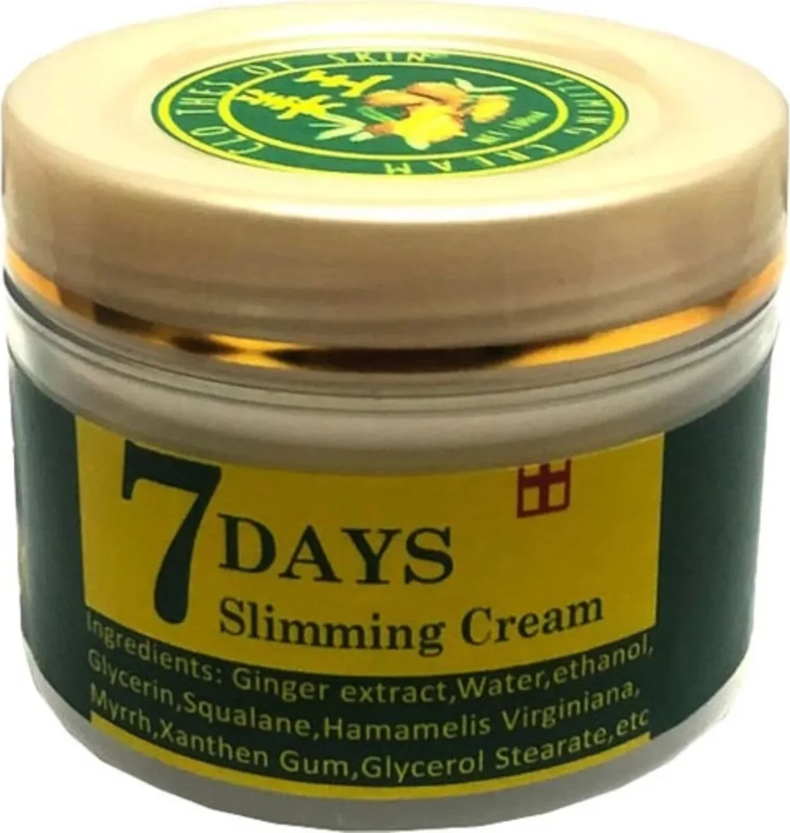 7days Ginger Miracle Slimming Cream Istenmeyen Kremi 100 ml