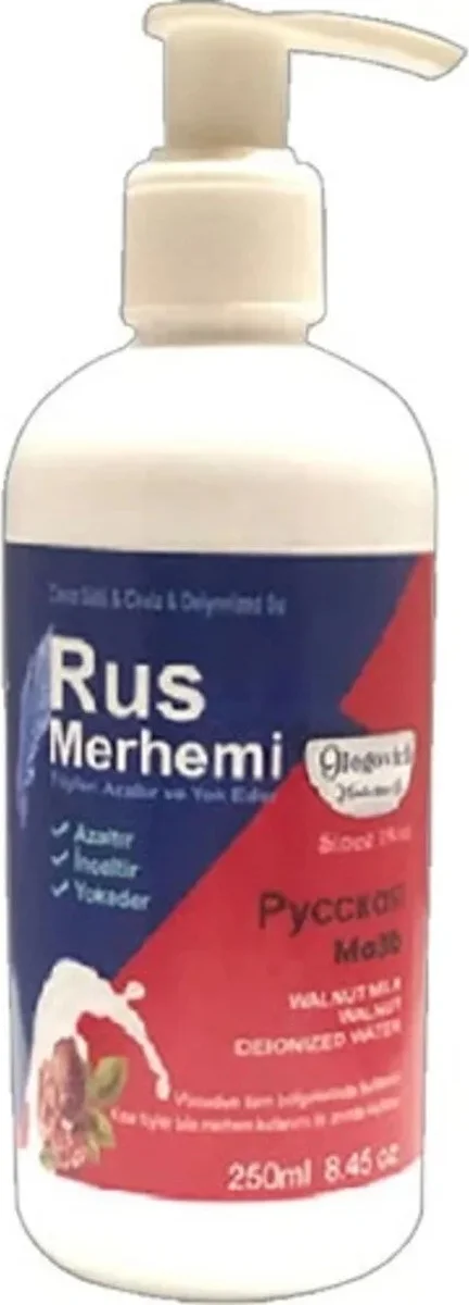 Süper Glegnd Tüylere Krem 250 ml Ceviz Sütlü & Cevizli Russ Merhemi
