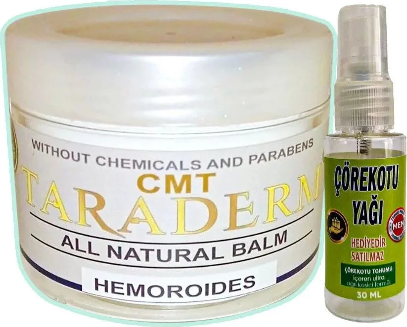 Süper Taraderm 100 ml Kremi+30 ml Çörek Otu Yağ