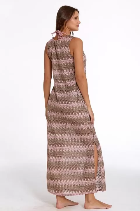 Argento 2100-3059 Kadın Triko Kolsuz Kaftan