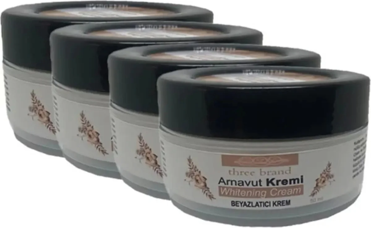 Three Brand 4lü Adet Arnavut Kremi Whitens Cream Tüm Bölge  Kremi 50 ml HAZN926000419