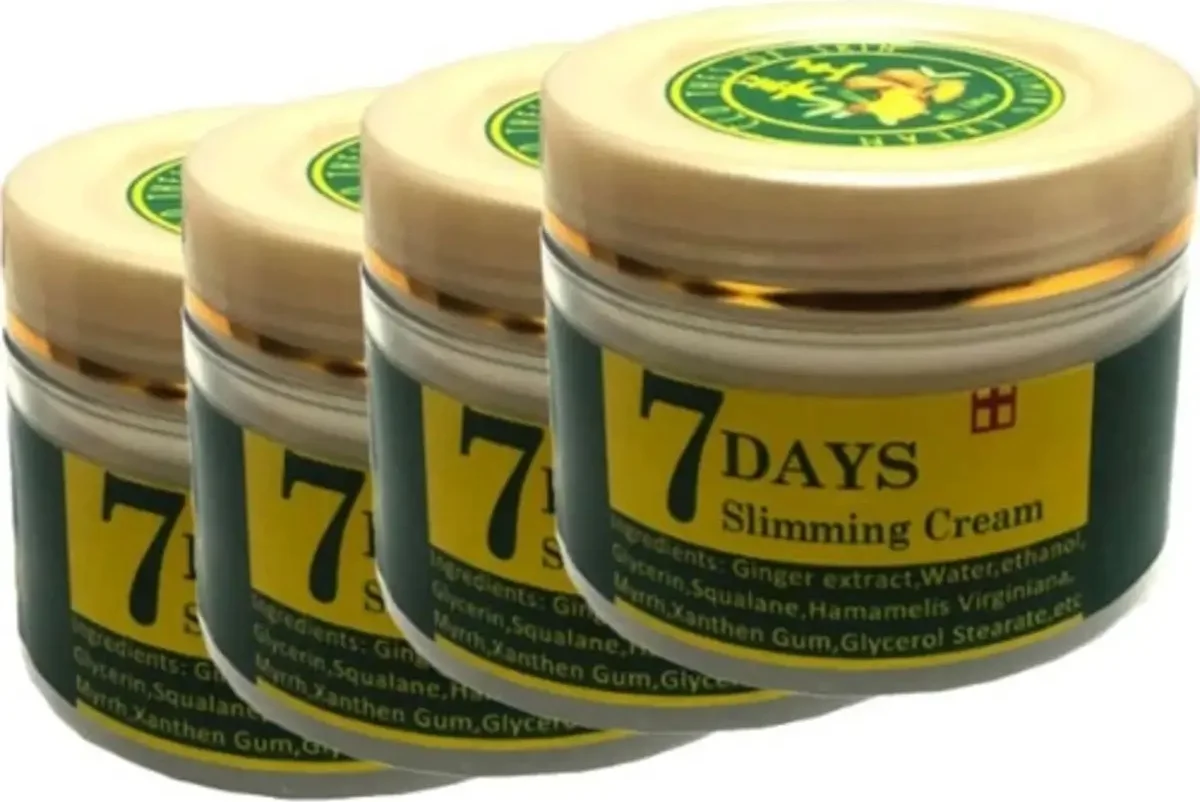 Süper 7days 4lü Adet Ginger Miracle Slimming Cream Kremi 100 ml