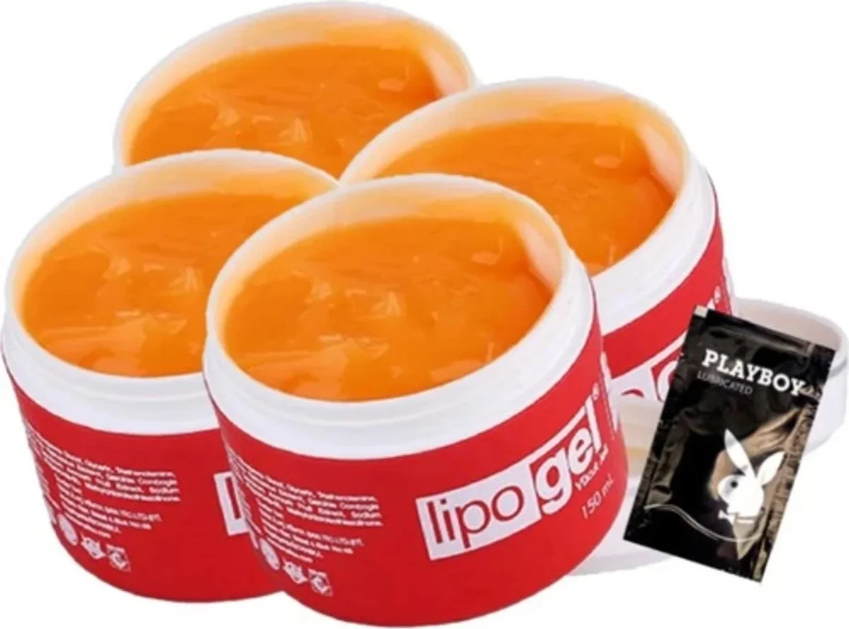 Süper Lipogel Bölgesel Krem 150 ml x 4 Adet + Jel