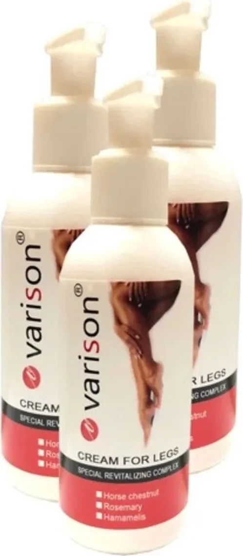 Süper Varison Cream Dizbacak Bakım Kremi 120 ml 3 Adet
