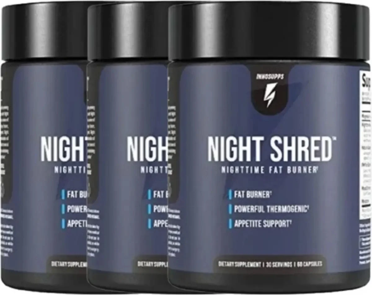 Süper Innosupps Night Shred 3 Adet Adet Nighttime Fatburner TVIPOF-92-4:0395 60 Caps