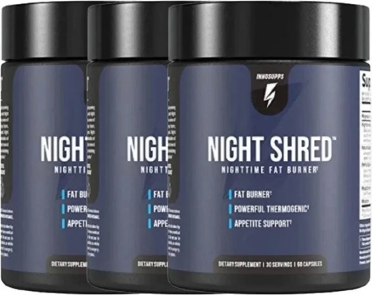Innosupps Night Shred 3 Adet Adet Nighttime Fatburner TVIPOF-92-4:0395 60 Caps