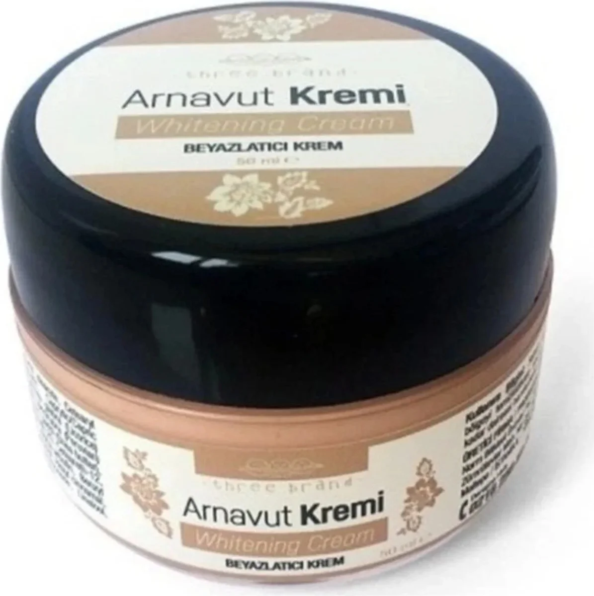 Süper Three Brand Whitening Cream Arnavut Kremi 50 ml  Kremi 5 Adet