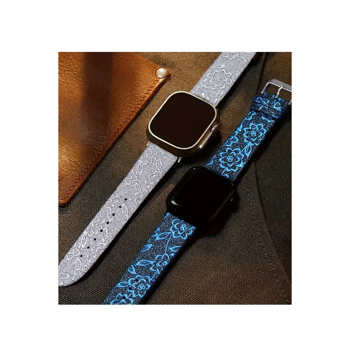 Watch 42mm Creeper Desenli Kordon - Rose Gold