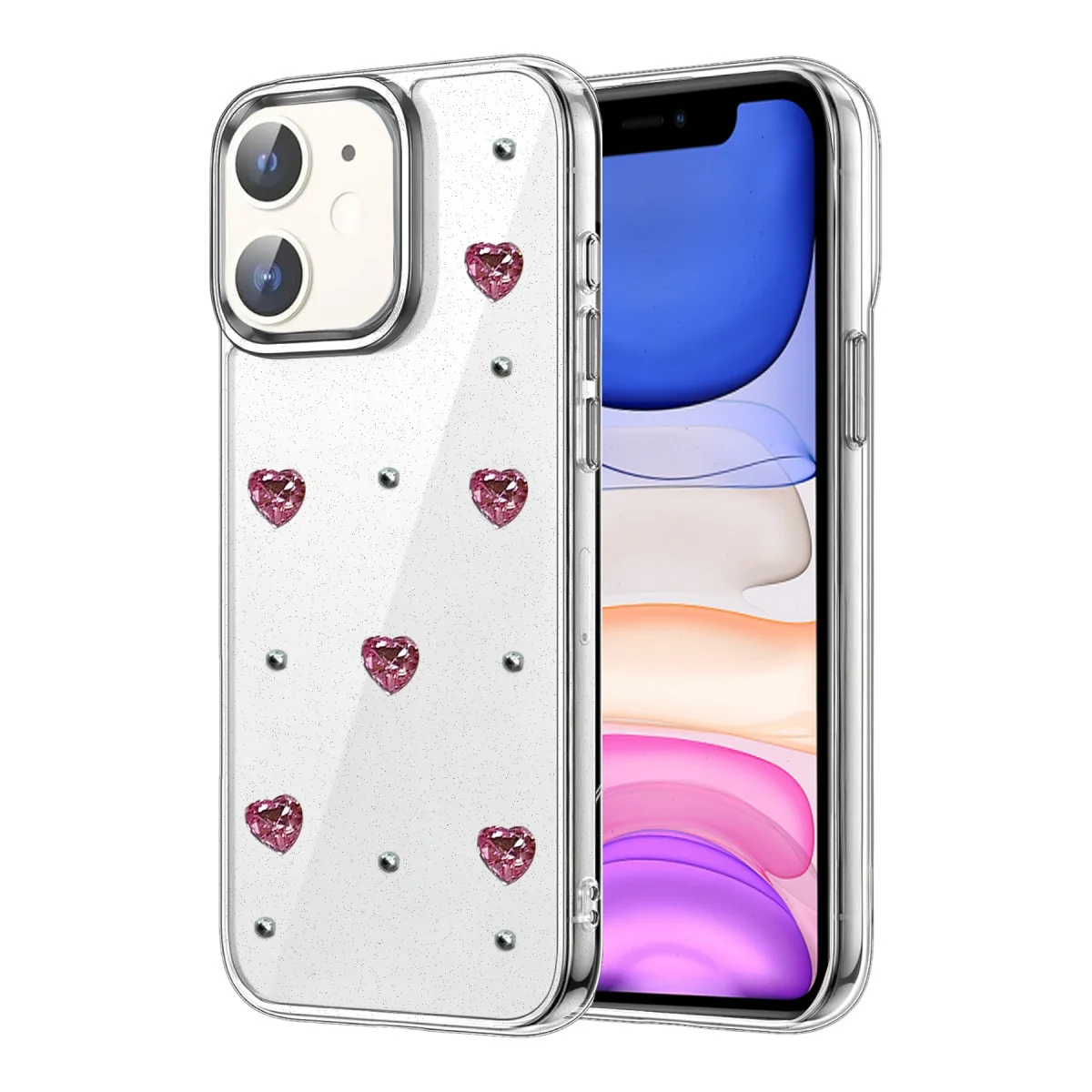 iPhone 12 Fiyonk Desenli Kapak - Desen 3