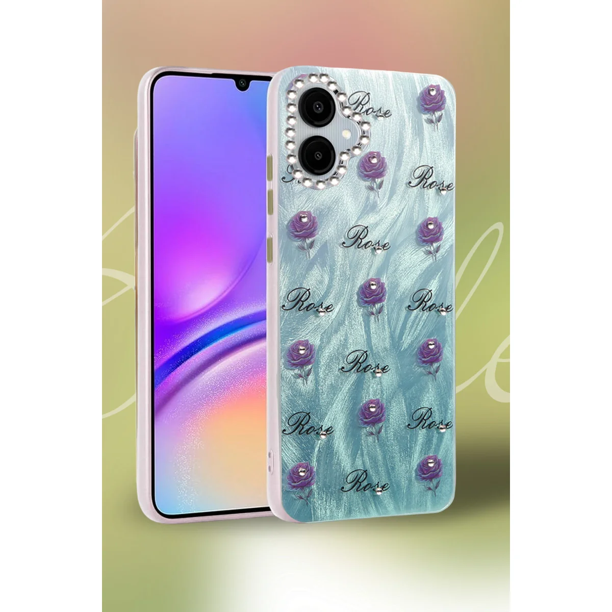 Galaxy A06 Kılıf Blade Aynalı Desenli Kapak - Desen 8