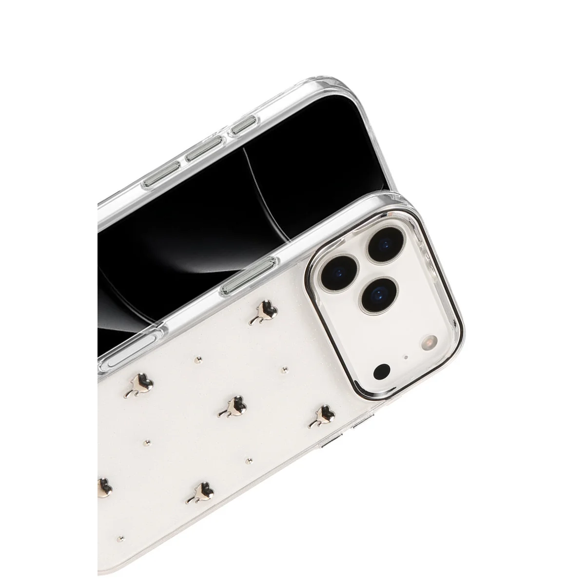 iPhone 17 Pro Fiyonk Desenli Kapak - Desen 1