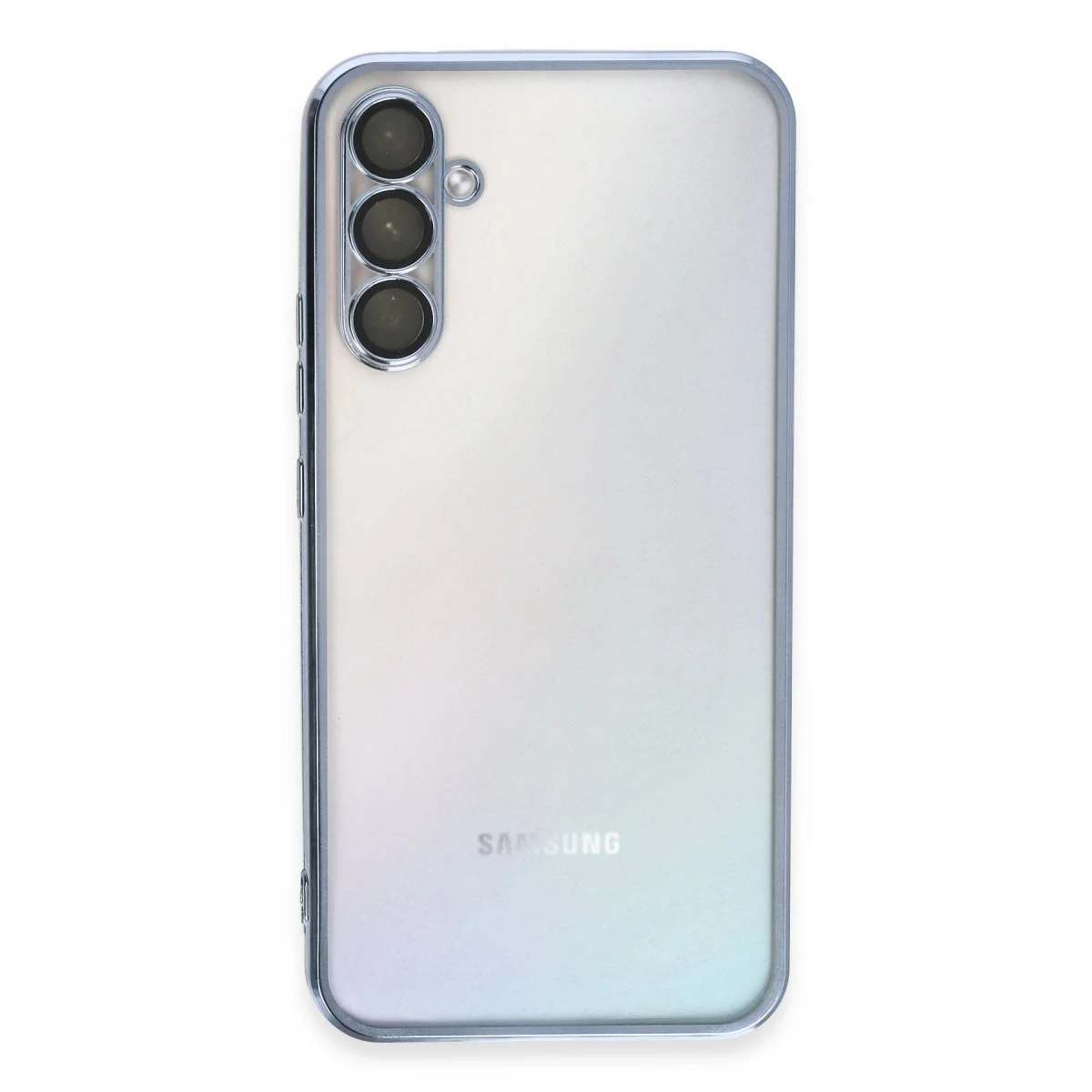 Galaxy A54 5G Kılıf Razer Lensli Silikon - Açık Mavi