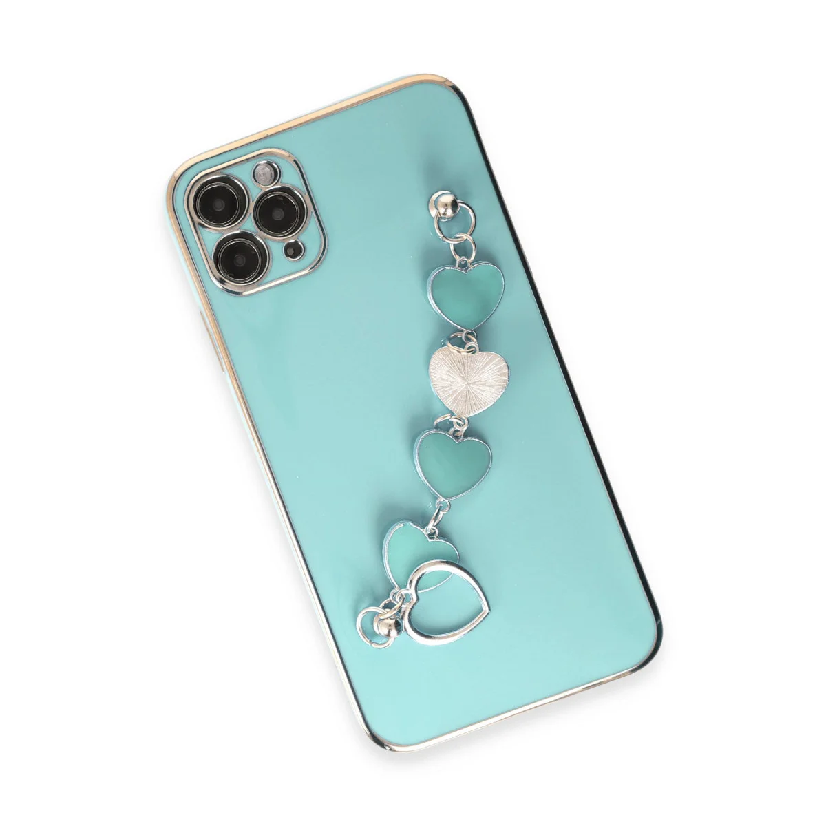 iPhone 11 Pro Kılıf Esila Silikon - Su Yeşili