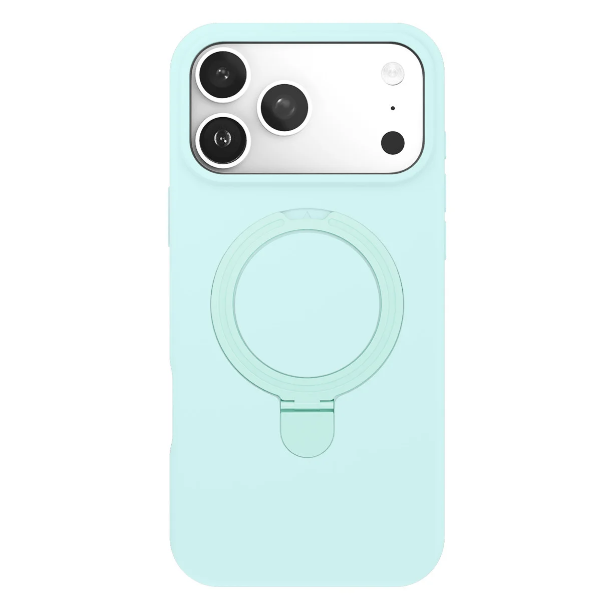 iPhone 17 Pro Regal Magsafe Standlı Kapak - Su Yeşili
