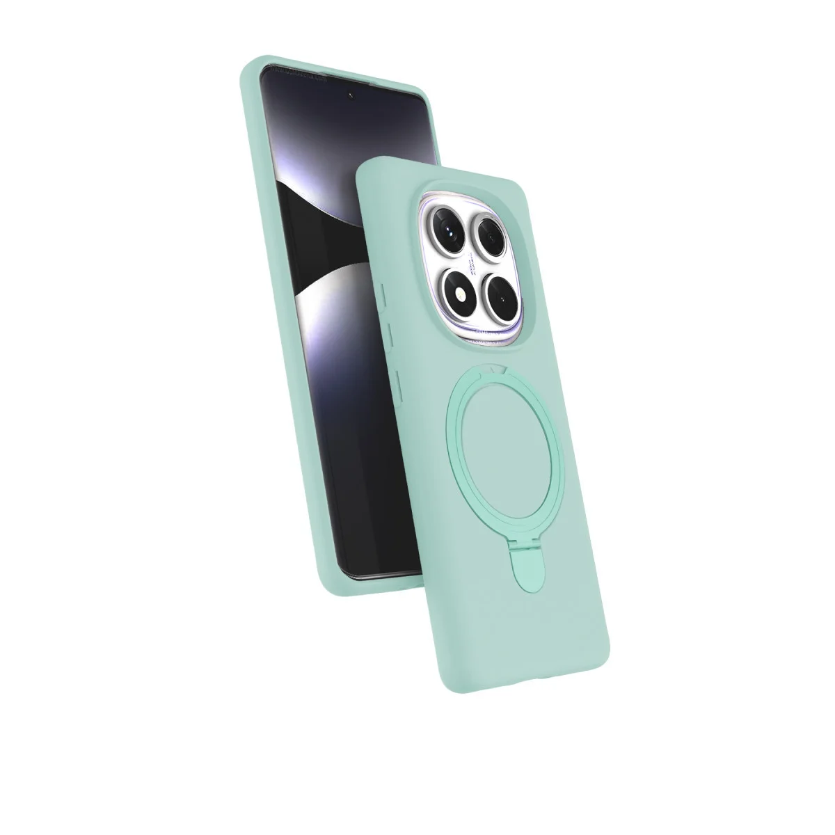 Redmi Note 14 Pro 4G Regal Magsafe Standlı Kapak - Su Yeşili
