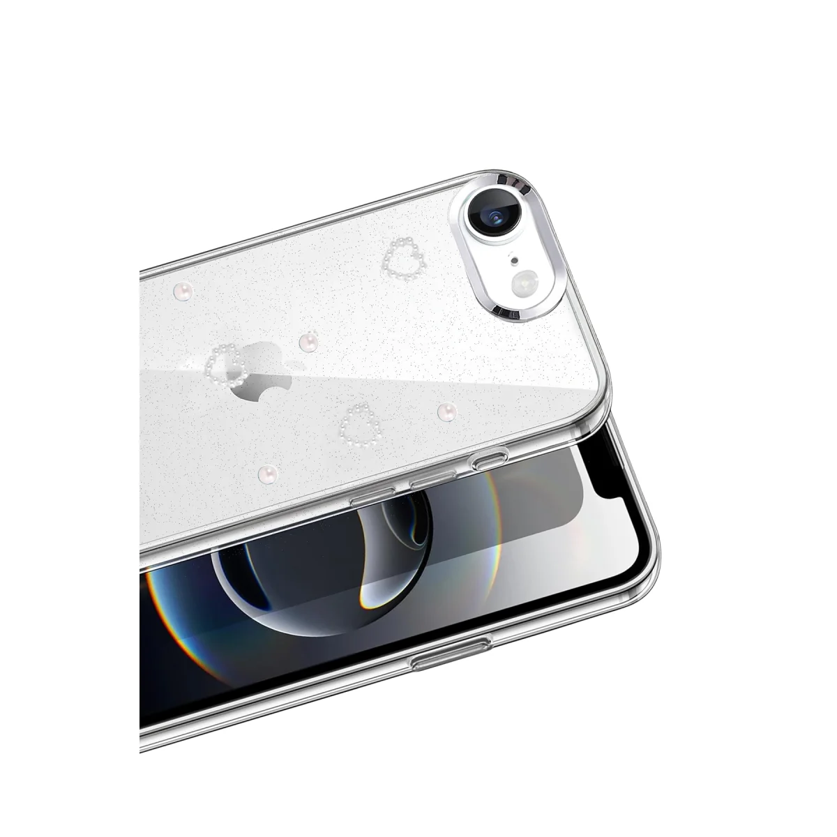 iPhone 16E Fiyonk Desenli Kapak - Desen 10