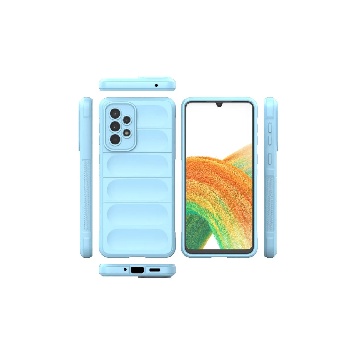 Galaxy A33 5G Kılıf Optimum Silikon - Sky Blue