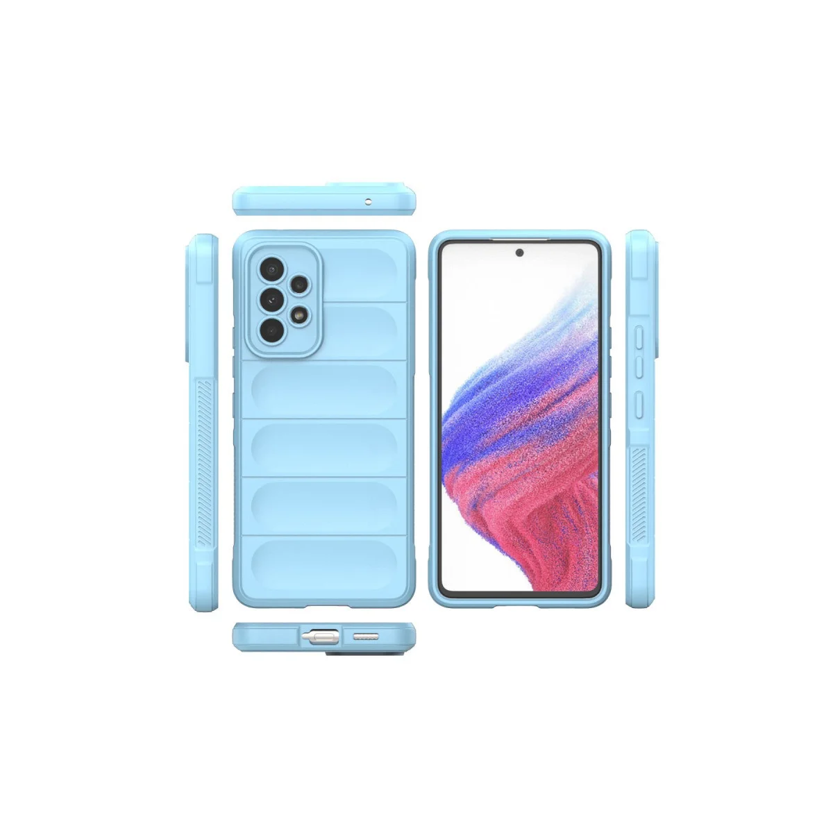 Galaxy A53 5G Kılıf Optimum Silikon - Sky Blue
