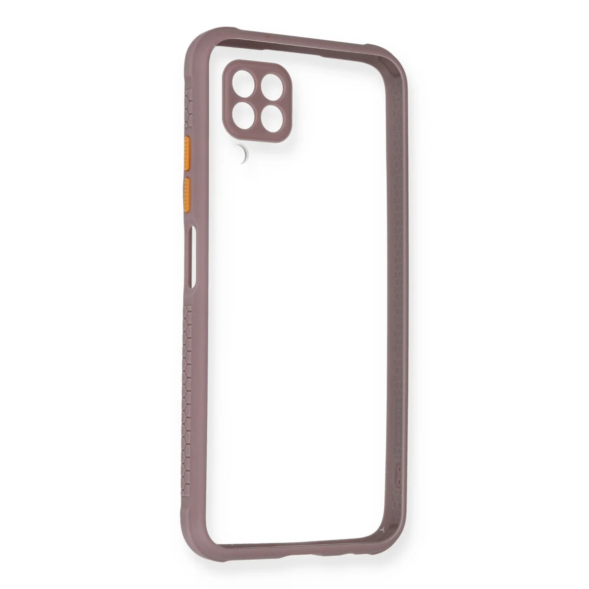 P40 Lite Kılıf Miami Şeffaf Silikon - Açık Mor