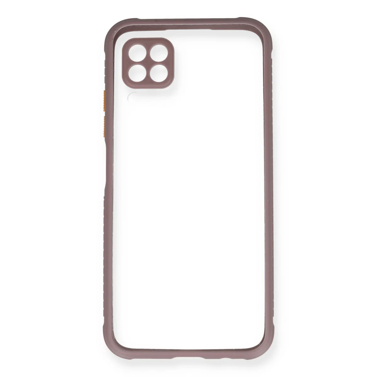 P40 Lite Kılıf Miami Şeffaf Silikon - Açık Mor