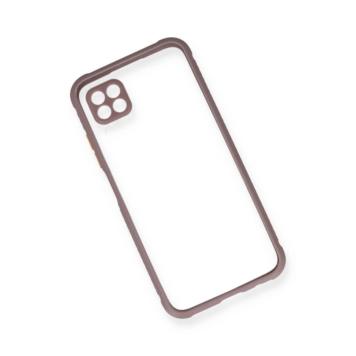 P40 Lite Kılıf Miami Şeffaf Silikon - Açık Mor