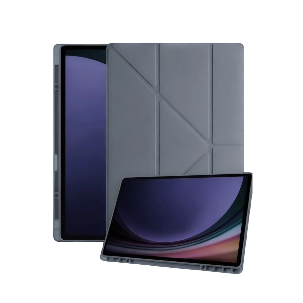 Galaxy Tab A11 Plus Kalemlikli Mars Tablet Kılıfı - Koyu Gri