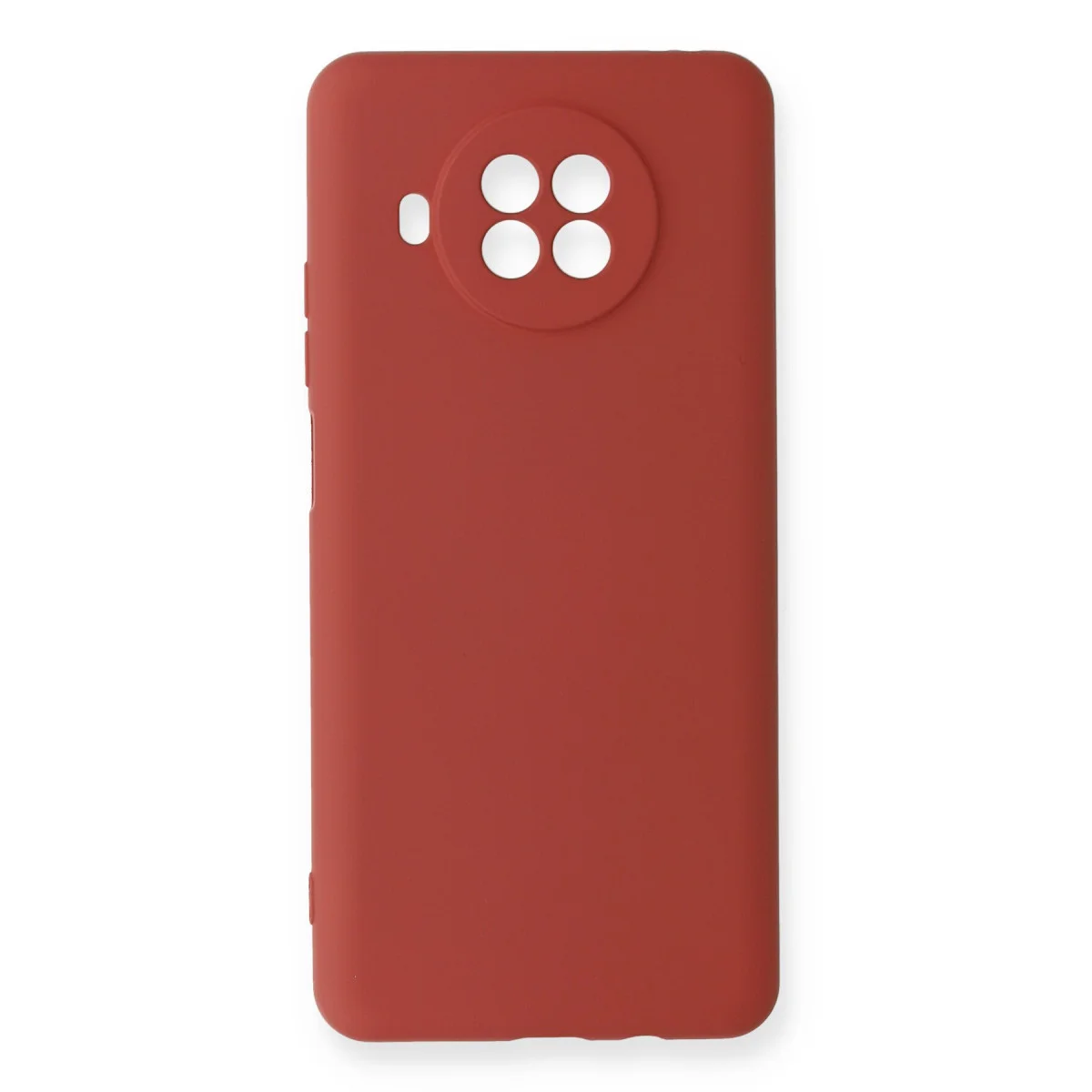 Mi 10T Lite Kılıf Nano içi Kadife Silikon - Kiremit