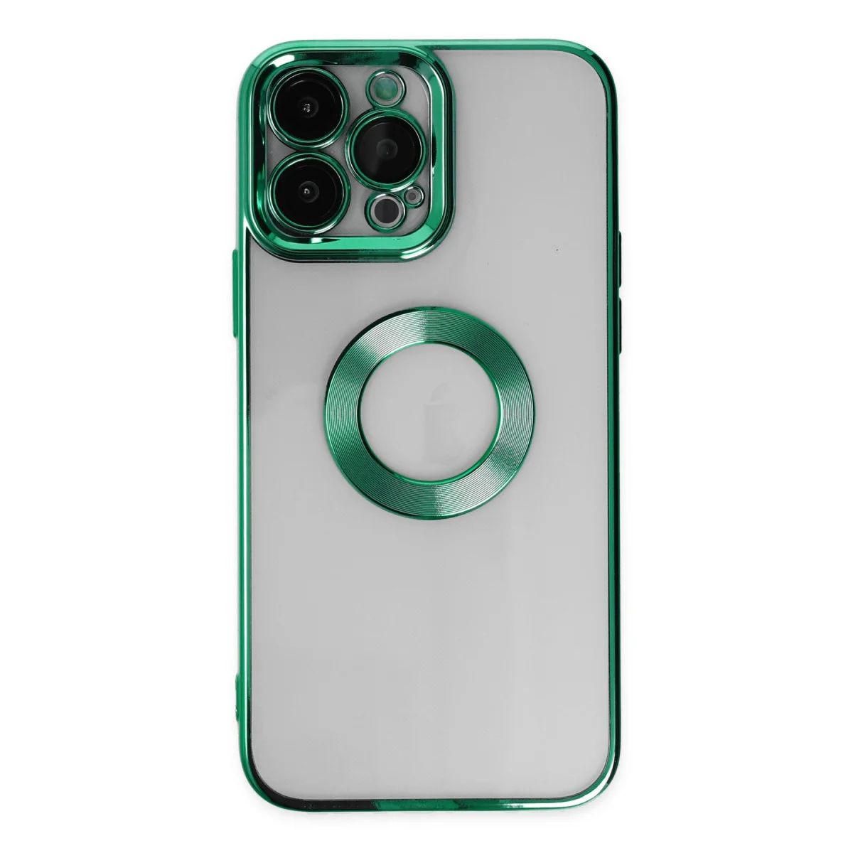 iPhone 14 Pro Kılıf Slot Silikon - Köknar Yeşili