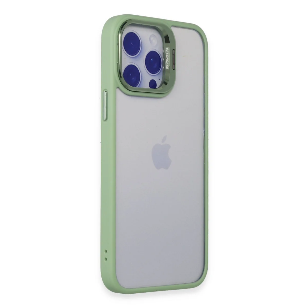 iPhone 14 Pro Max Kılıf Roblox Lens Standlı Kapak - Yeşil