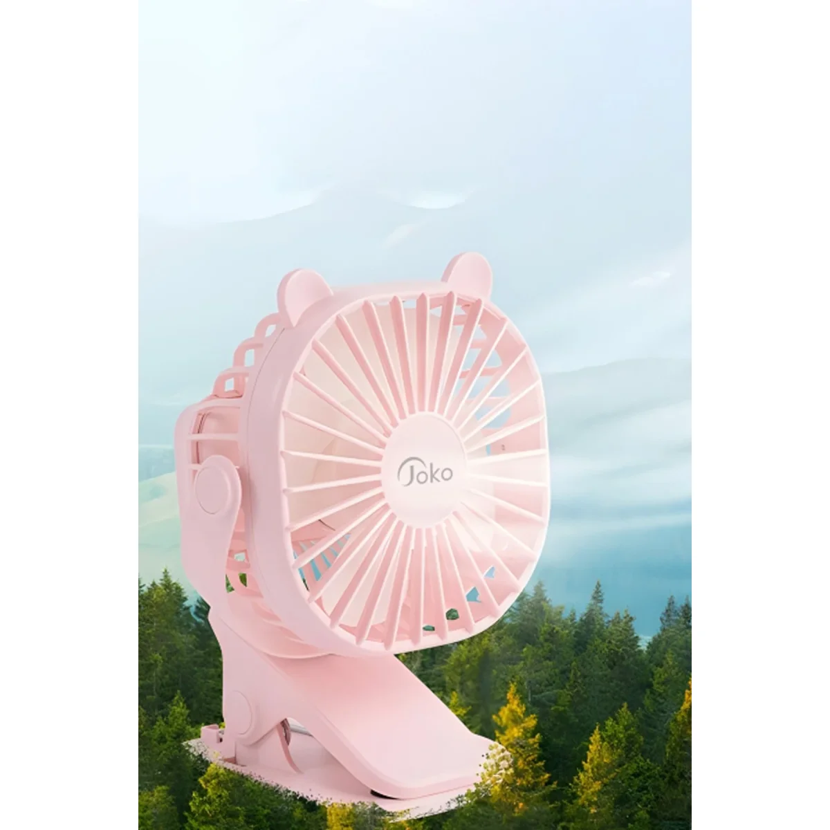 JS03 Masaüstü Soğutma Fanı - Pembe