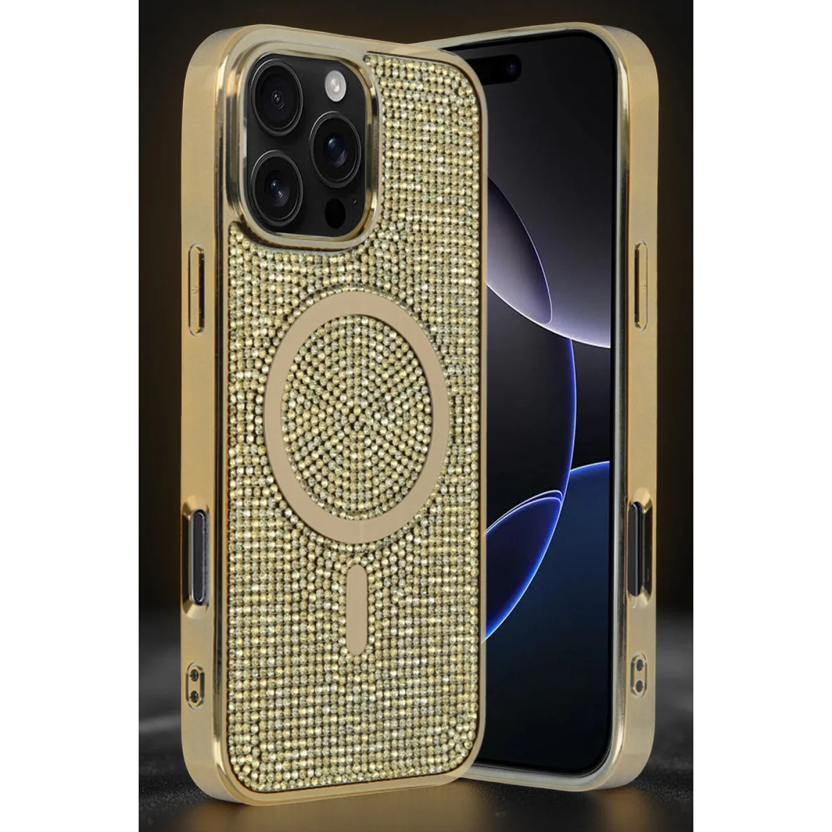iPhone 16 Pro Max Helen Magsafe Kapak - Derin Mor