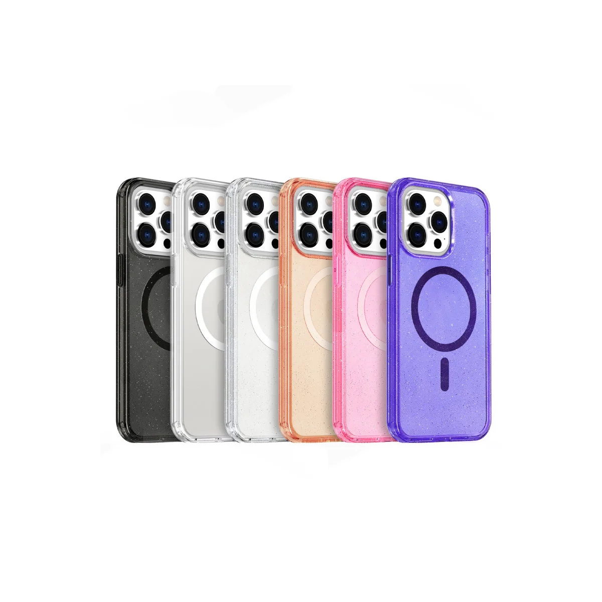 iPhone 14 Pro Max Star Magsafe Kapak - Mor
