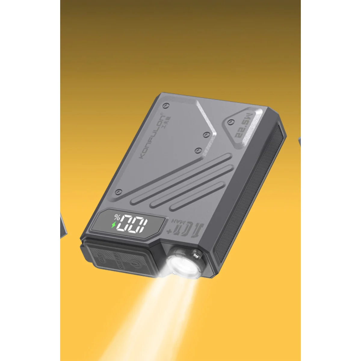 J38 10.000 mAh 20W PD Led Işıklı Magsafe Powerbank - Gri