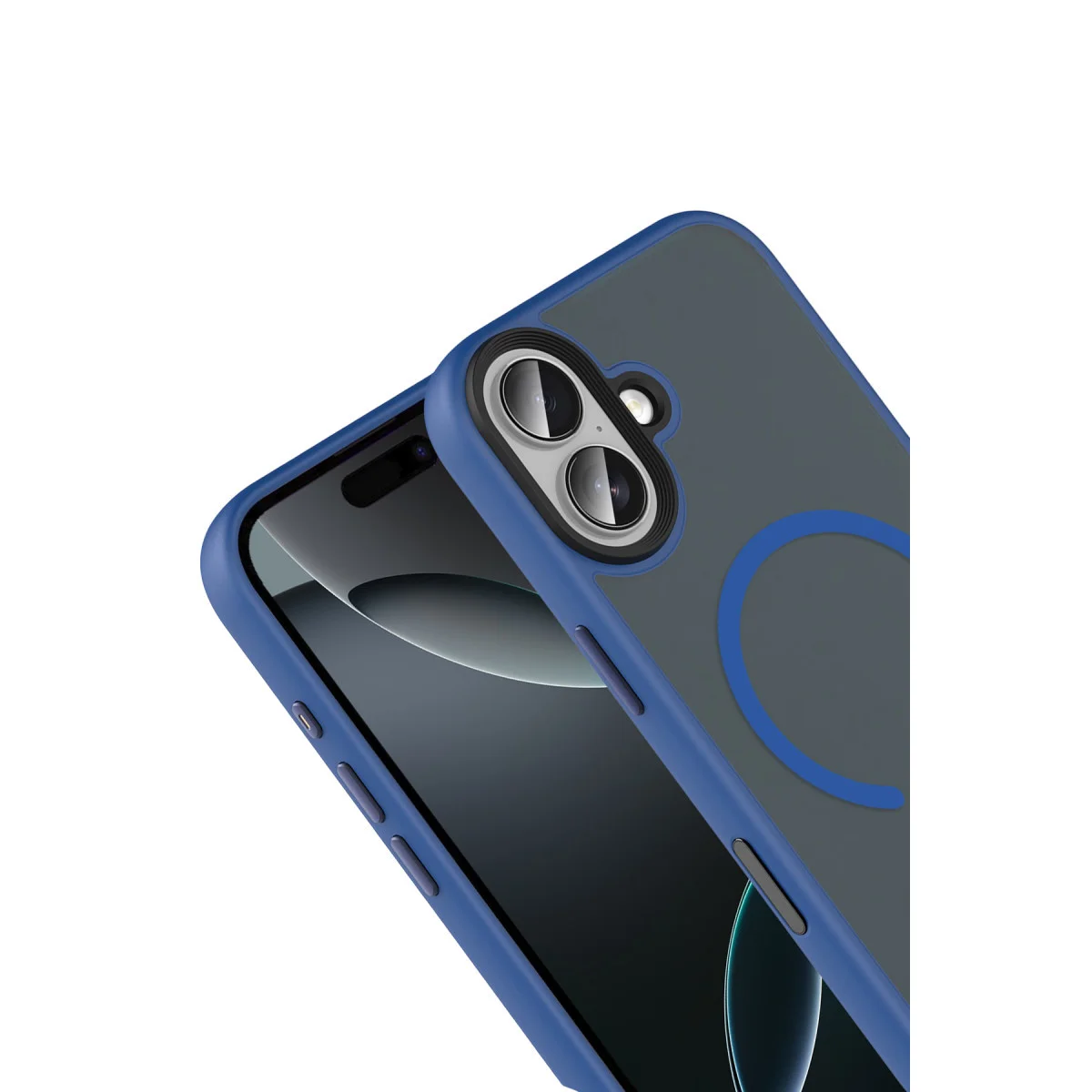 iPhone 17 Megane Magsafe Kapak - Lacivert