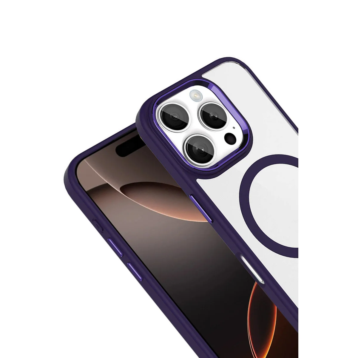 iPhone 16 Pro Max Terea Magsafe Kapak - Derin Mor