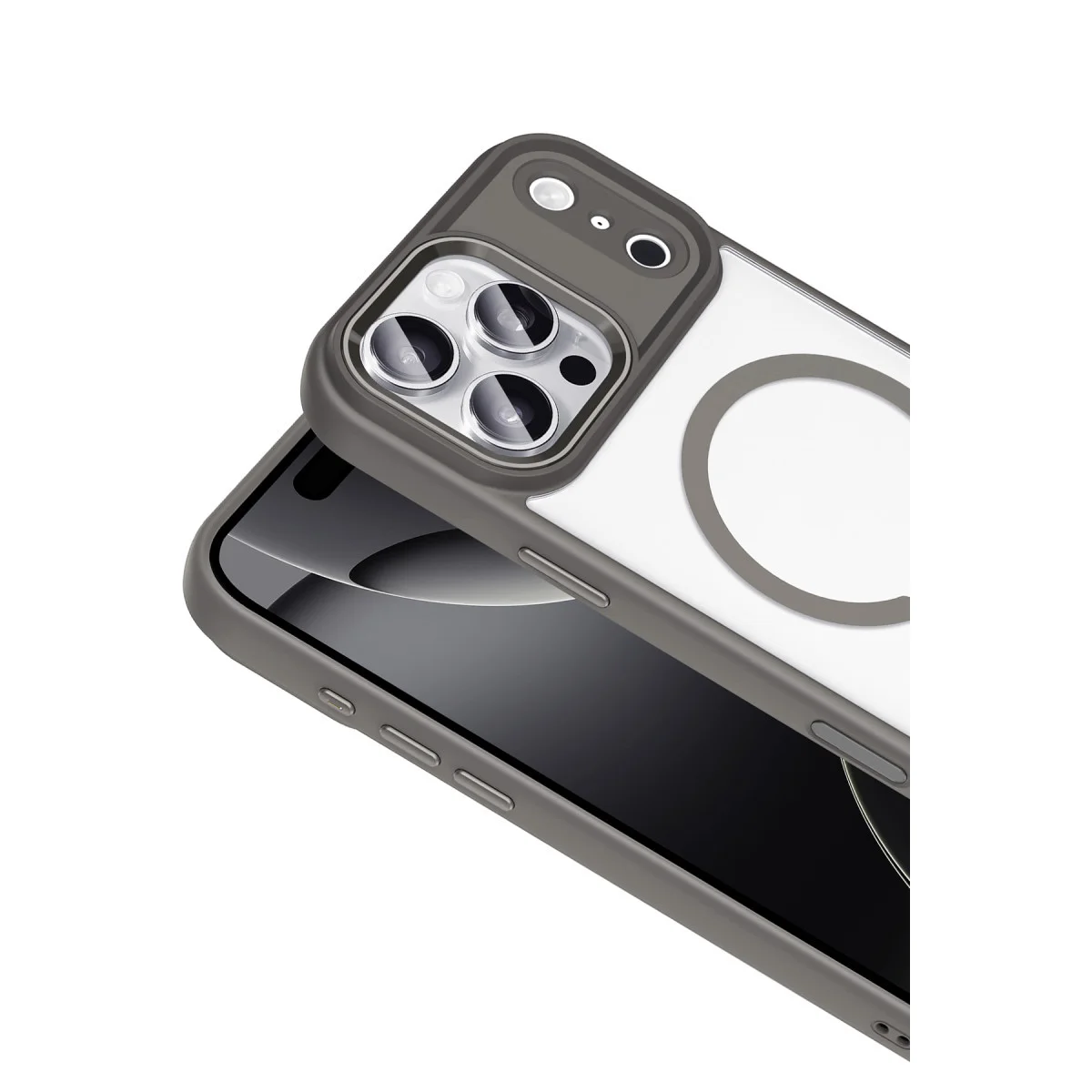 iPhone 17 Pro Terea Magsafe Kapak - Gri