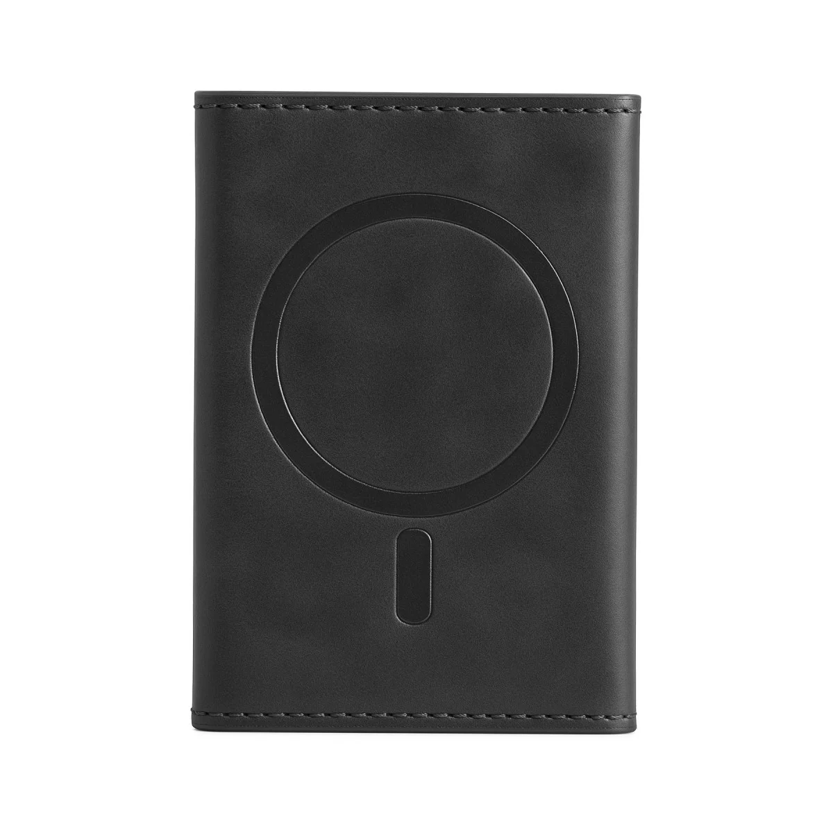 Tema Magsafe Deri Kartlık - Siyah