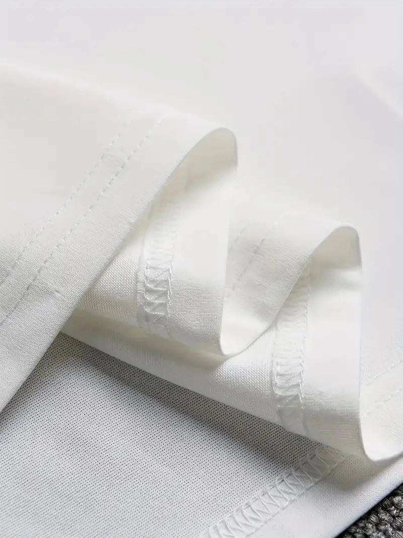 Erkek PERFECTLY Baskılı Tişört Bisiklet yaka yazlık Kısa Kol t-shirt - Beyaz