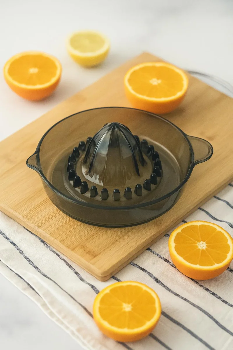 Akrilik Füme Narenciye Limon & Portakal Sıkacağı Pratik Portakal Sıkacağı