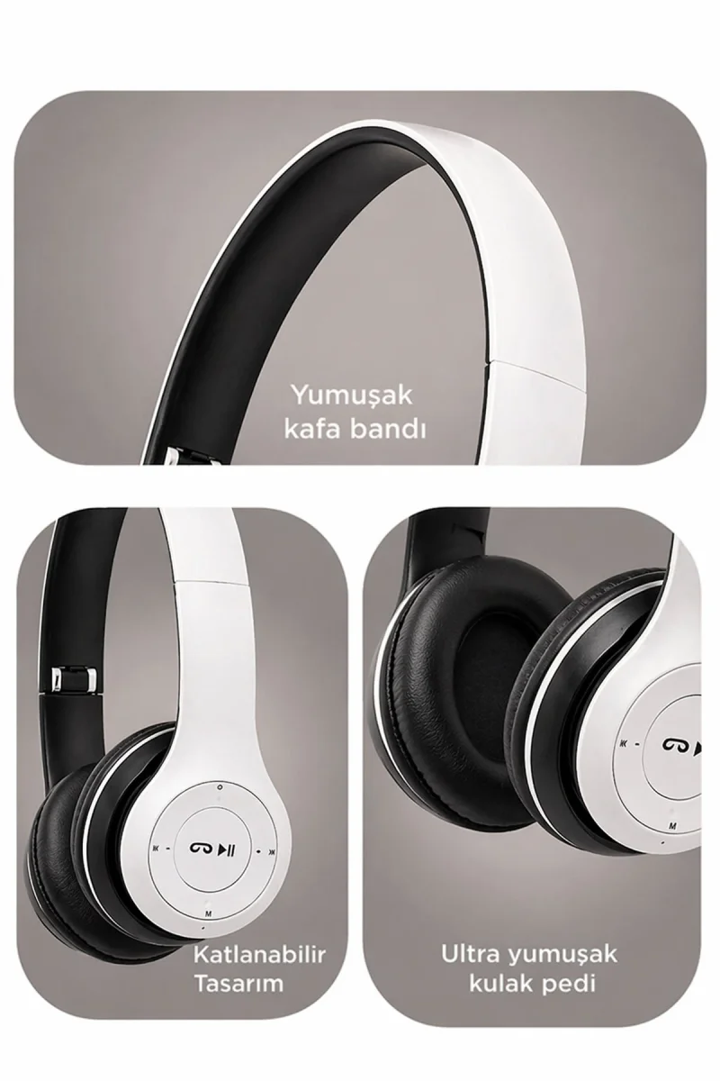 P47 FM'li Bluetooth Kulaklık