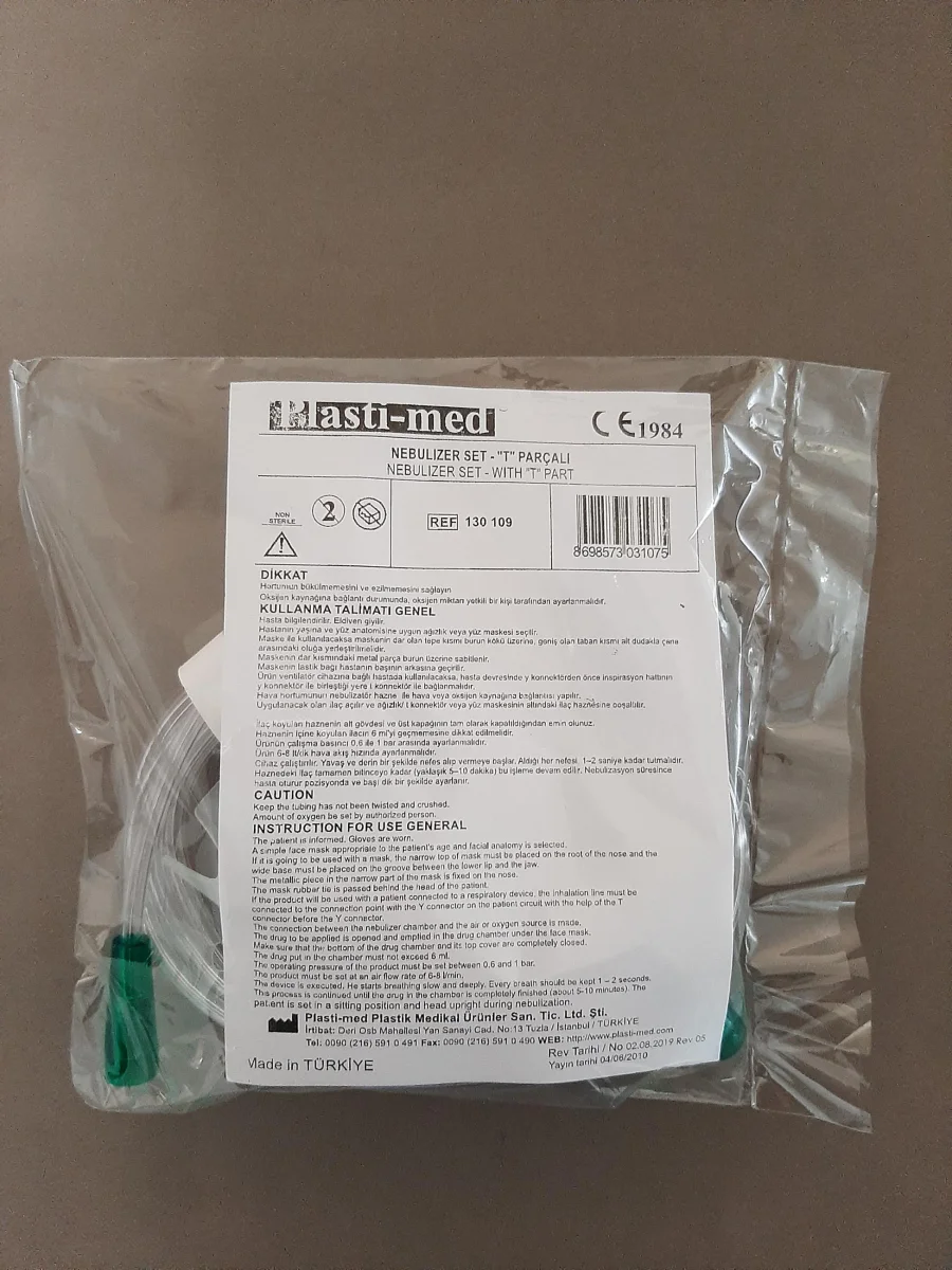 Nebulizatör Set - T Parçalı