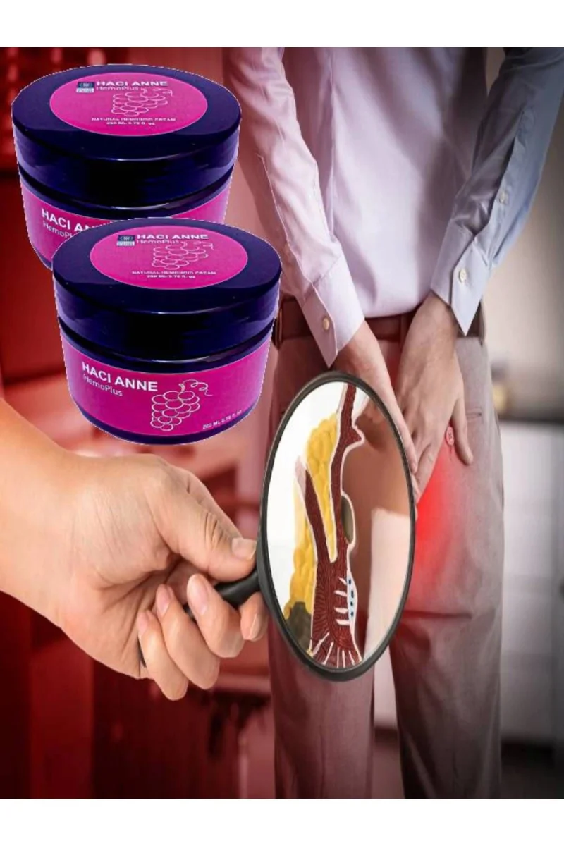 Hacı Anne HemoPlus  Doğal  Onarım Kremi 250 ml x 3 adet