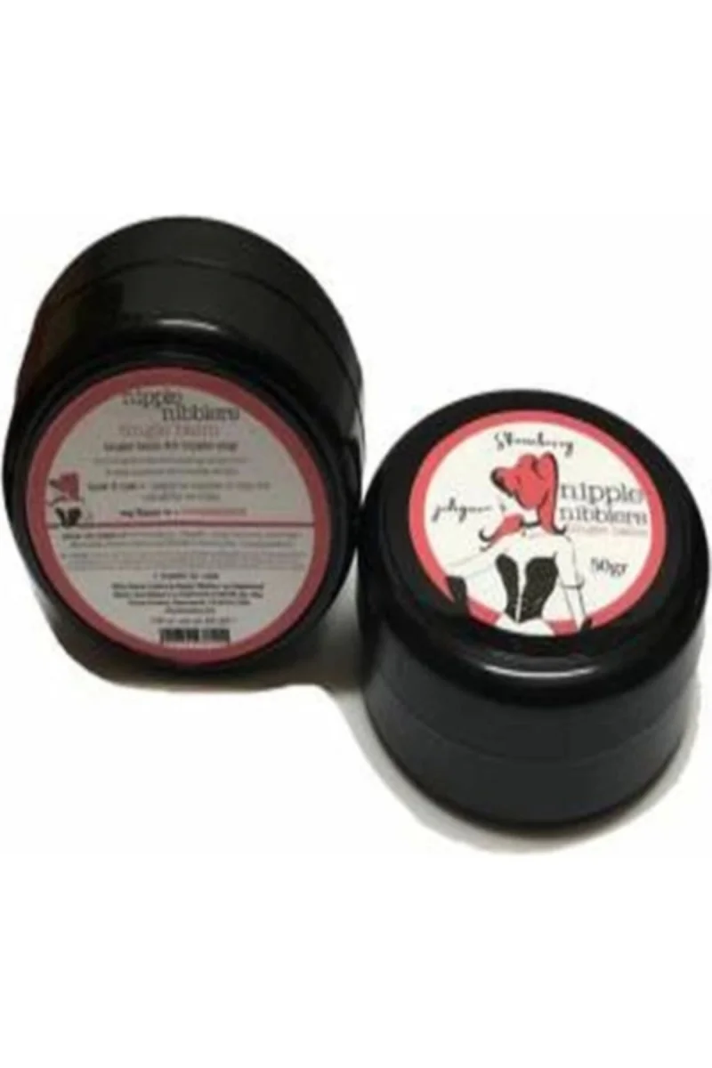 Hintohu Nipple Nibblers Tingle Balm Strawberry Flavored 50ML Çilekli Göğüs Bakım Kremi 2 Adet