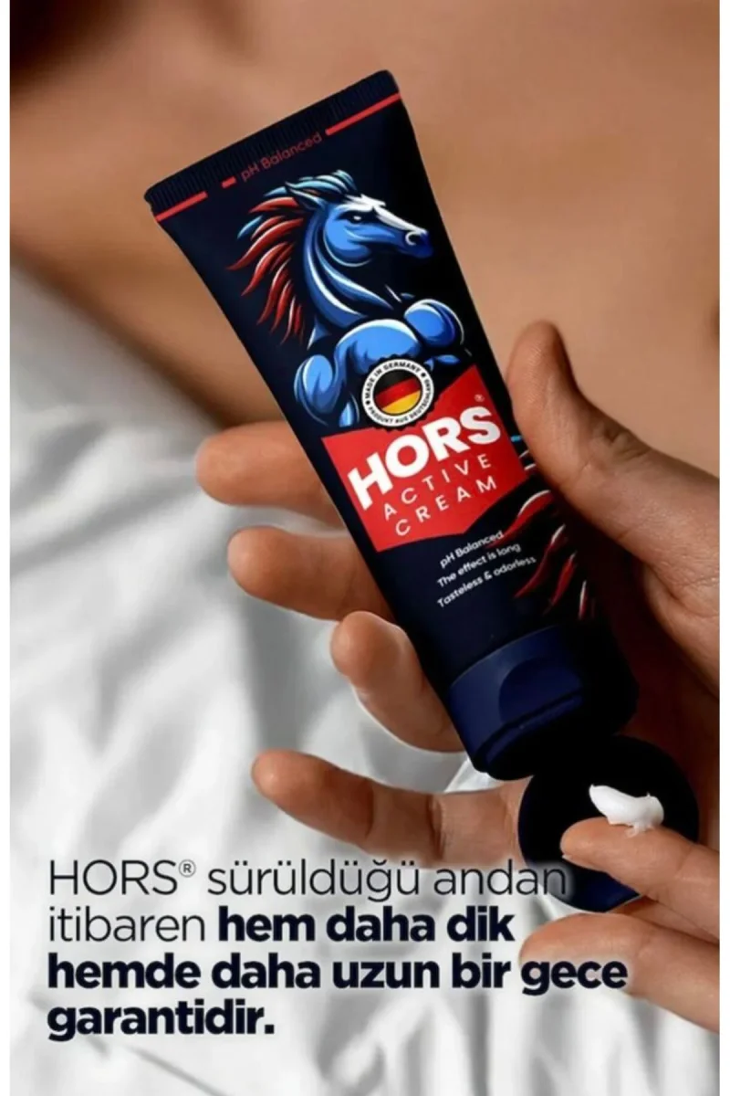 Hors Active Cream Gecikme Ve Sertleşme P.enis Kremi 50ml 3 Adet + 1 Adet Jel