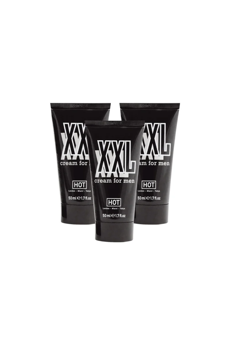 HotXXL Cream Men Hardener Delayer Enlarger 3 Tane 50 ml Erkeklere Özel Boyut Kremi