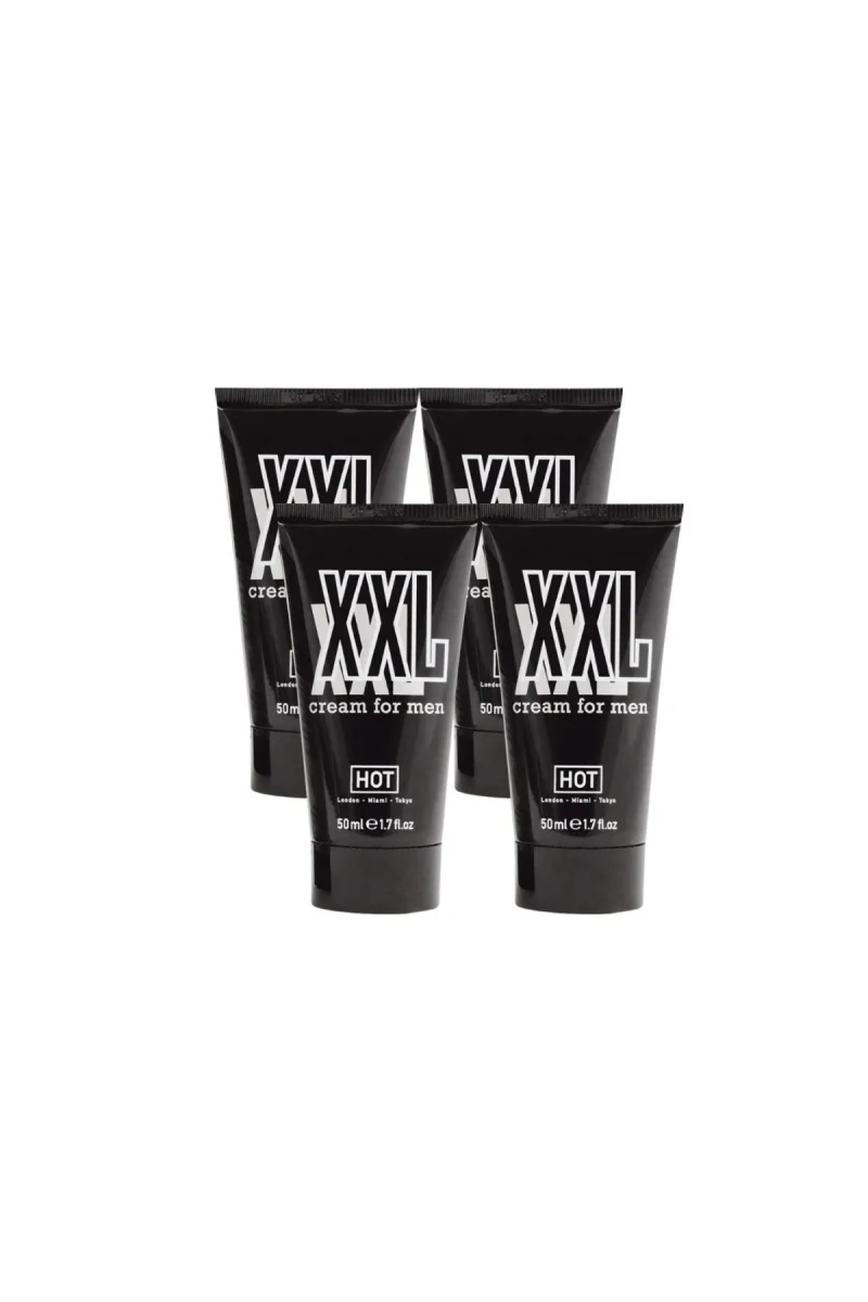 HotXXL Cream Men Hardener Delayer Enlarger 4lü adet x 50 ml Erkeklere Özel Boyut Kremi