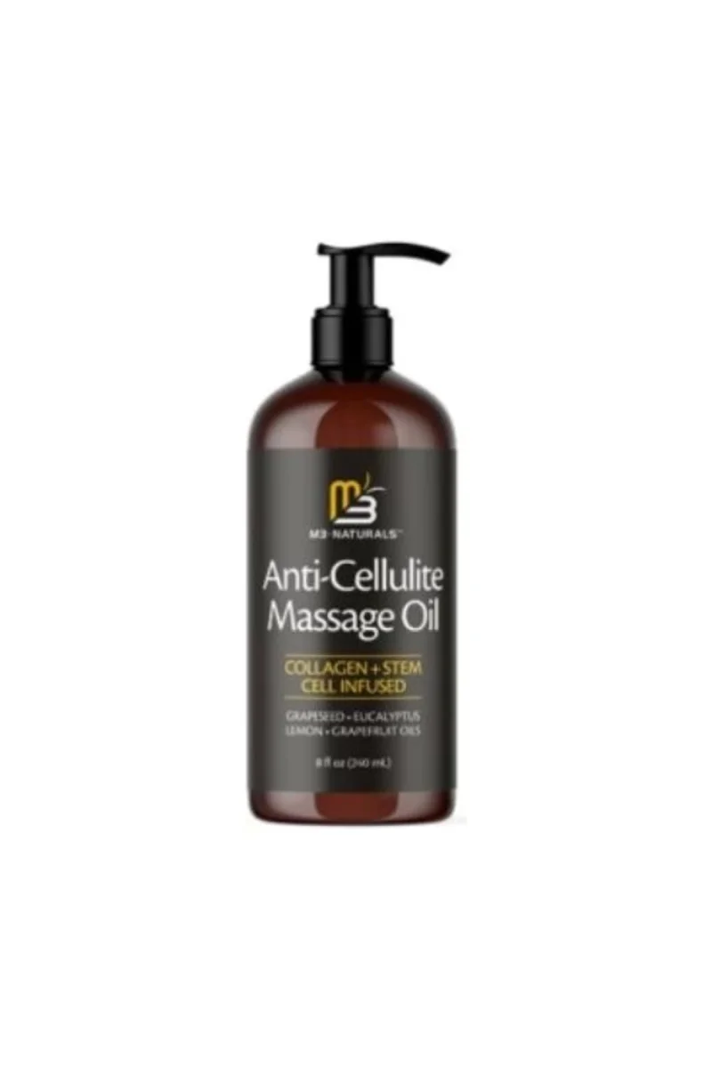 M3 Naturals Aaimox Kolajen Ve Kök Hücre Içeren Anti Selülit Masaj Yağı-Anti Cellulite Massage Oil