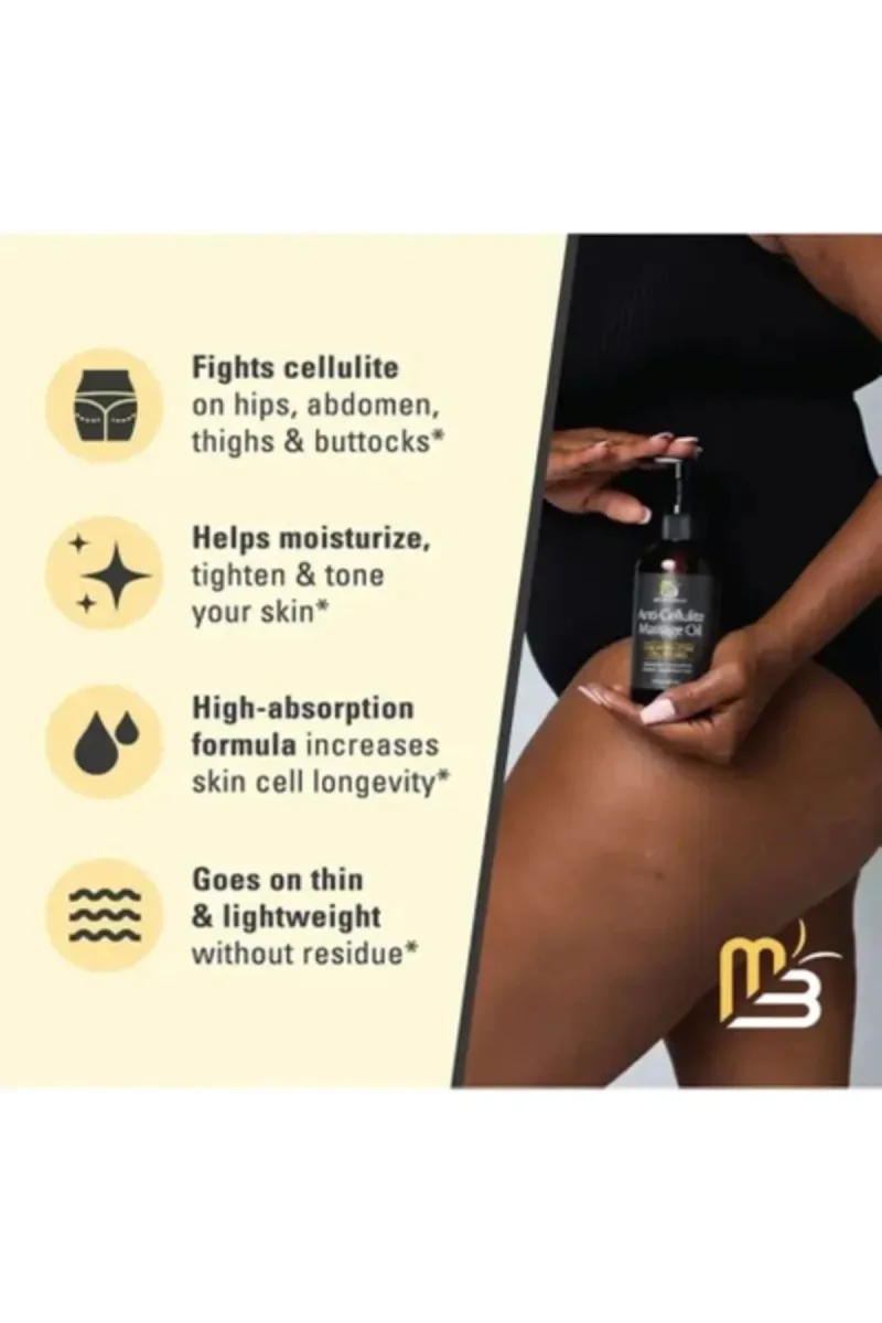 M3 Naturals Masaj Yağı Anti-Cellulite Massage Oil 240 ml + Buckthorn Antiyağ Masaj Kremi 150 ml