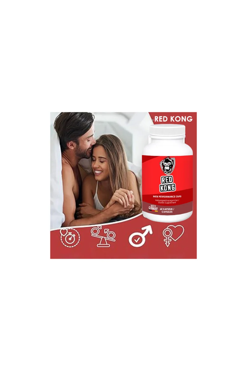 Red Kong Erkeklere Özel Bölge Destekleyici 60'lı x 2 ad+Lustra Masaj Yağı